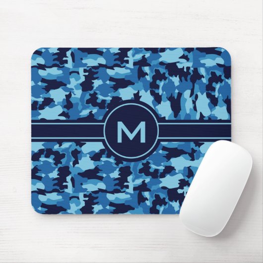 Armeetarnung Blaumuster Mousepad (Mit Mouse)