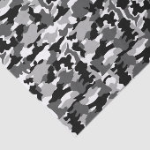 Armeetarnungs-Schwarzweiss-Muster Seidenpapier (Ausschnitt)