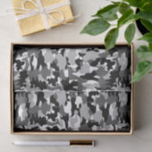 Armeetarnungs-Schwarzweiss-Muster Seidenpapier (Geschenk)