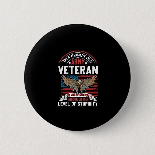 Armeeveteran Button (Vorderseite)