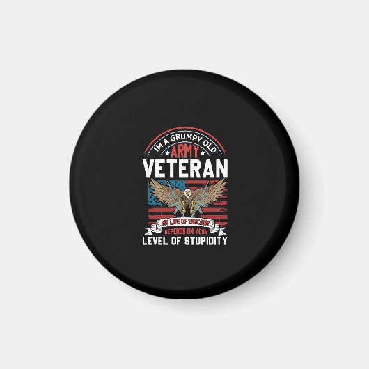 Armeeveteran Magnet (Vorne)