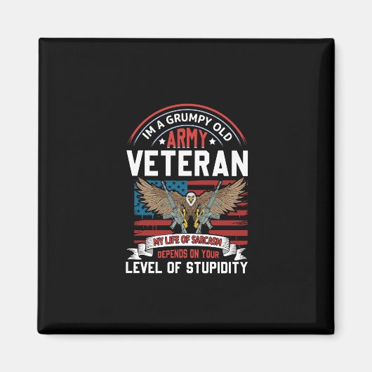 Armeeveteran Magnet (Vorne)