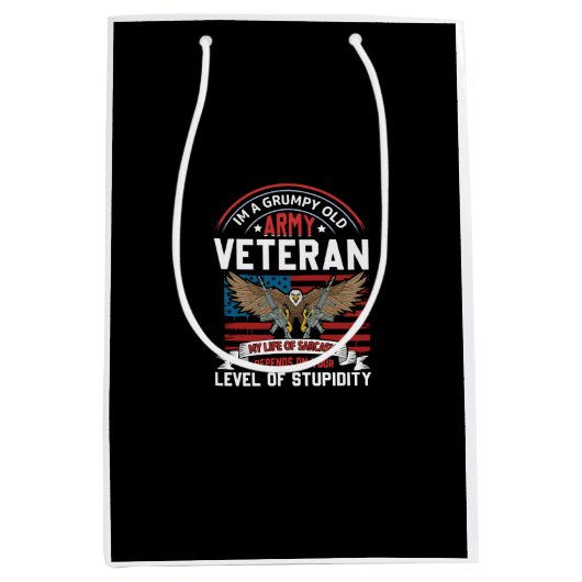 Armeeveteran Mittlere Geschenktüte (Vorderseite)