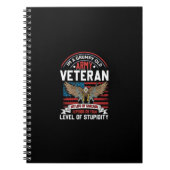 Armeeveteran Notizblock (Vorderseite)