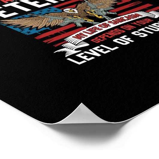 Armeeveteran Poster (Ecke)