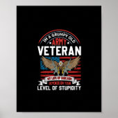 Armeeveteran Poster (Vorne)