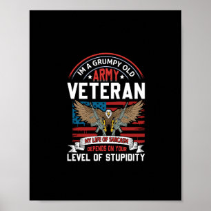Armeeveteran Poster