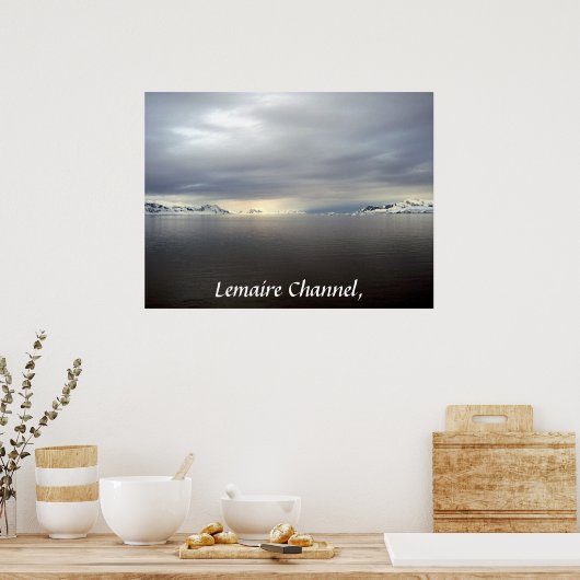 Ärmelkanal, Antarktis - Poster (Küche)