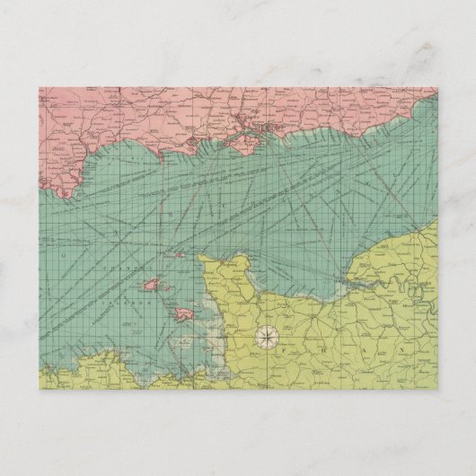 Ärmelkanal Postkarte (Vorderseite)