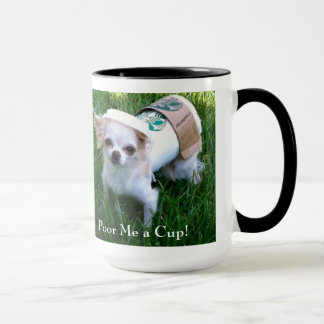Armen ich eine Schale Tasse