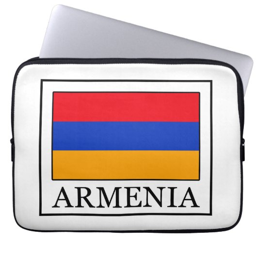 Armenia-Ärmel Laptopschutzhülle (Vorderseite)