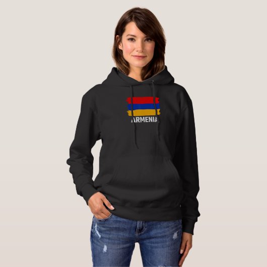 Armenia Armenian Flag Armenian Hoodie (Vorne ganz)