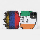 Armenia Armenian Irish Ireland Tree Roots Flag Case-Mate iPhone Hülle (Rückseite (Horizontal))