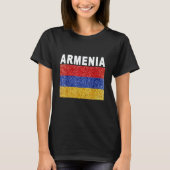 Armenia Artistic Armenian Flag T-Shirt (Vorderseite)