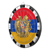 Armenia Dartboard, Spielbrett, armenische Flagge Dartscheibe (Vorderseite rechts)