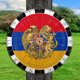 Armenia Dartboard, Spielbrett, armenische Flagge Dartscheibe