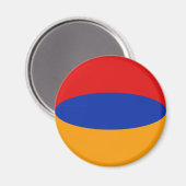 Armenia Fisheye Flag Magnet (Vorderseite/Rückseite)