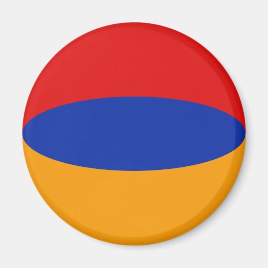 Armenia Fisheye Flag Magnet (Vorne)