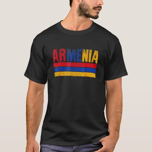 Armenia Flag Armenian Mens Womens Kids 1 T-Shirt (Vorderseite)