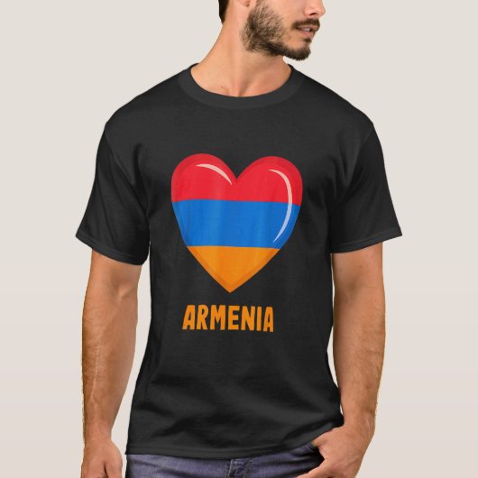 Armenia Flag Armenian T-Shirt (Vorderseite)