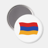 Armenia Flag Magnet (Vorderseite/Rückseite)