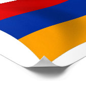 Armenia Flag Poster Print (Ecke)