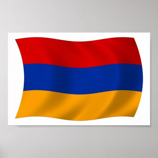 Armenia Flag Poster Print (Vorne)