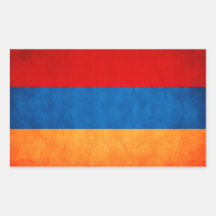 Armenia-Flag-Rectangle-Aufkleber