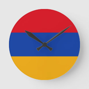 Armenia Flag Runde Wanduhr