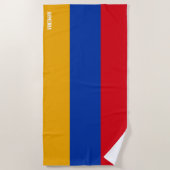 Armenia Flag Splendid Patriotic Strandtuch (Vorderseite)