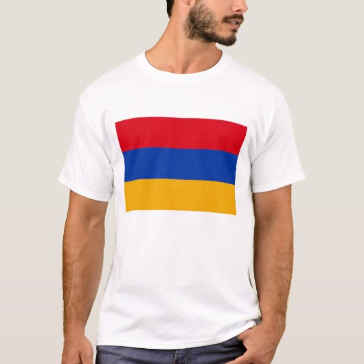 Armenia Flag T-Shirt, Patriotic T-Shirts (Vorderseite)