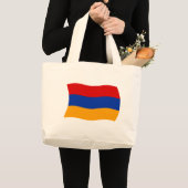 Armenia Flag Tote Bag Jumbo Stoffbeutel (Vorderseite (Produkt))