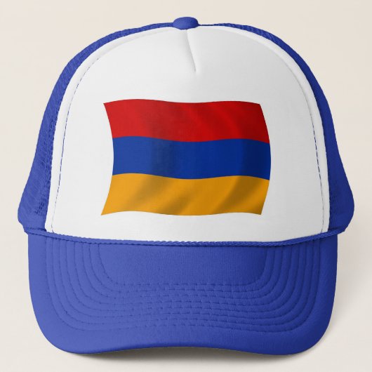 Armenia-Flagghut Truckerkappe (Vorderseite)