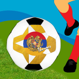 Armenia Football & Gold armenische Flagge Fußball