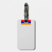 Armenia-Gepäckmarke Gepäckanhänger (Rückseite vertikal)