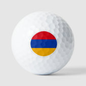 Armenia Golf Balls, armenische Flaggengolfer /Patr Golfball (Vorderseite)