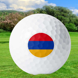 Armenia Golf Balls, armenische Flaggengolfer /Patr Golfball