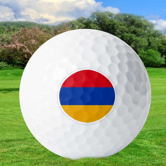 Armenia Golf Balls, armenische Flaggengolfer /Patr Golfball