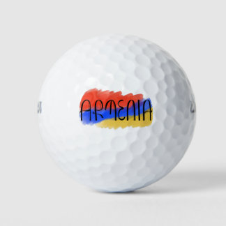 Armenia Letter Design Golfball