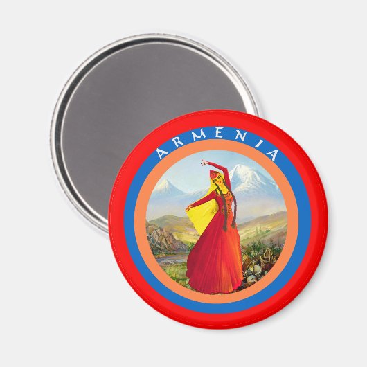 Armenia Magnet (Vorderseite/Rückseite)