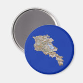 Armenia Map Magnet (Vorderseite/Rückseite)
