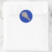 Armenia Map Sticker (Tasche)