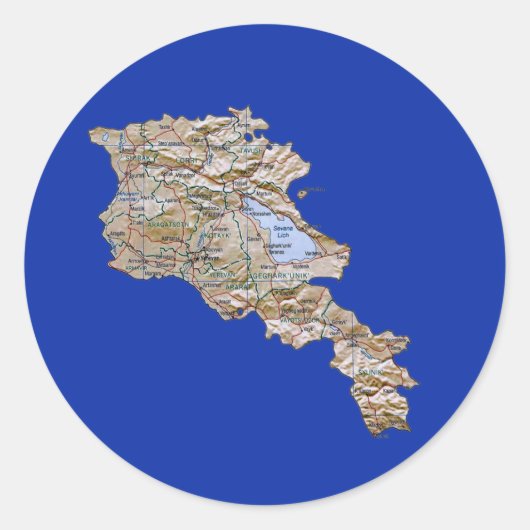 Armenia Map Sticker (Vorderseite)