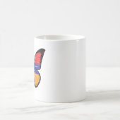 Armenia-Schmetterlingsflagge Kaffeetasse (Mittel)