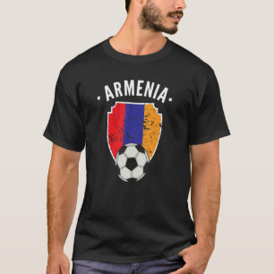Armenia Soccer Armenia Flaggenfußball Armenischer T-Shirt