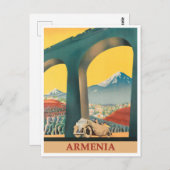 Armenia Vintage Travel Postcard Postkarte (Vorne/Hinten)