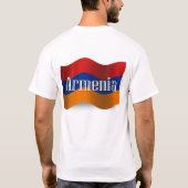 Armenia Wave Flag T-Shirt (Rückseite)