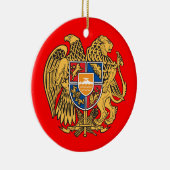 ARMENIA* Weihnachtsbaum-Verzierung Keramikornament (Rechts)