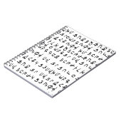 Armenian Alphabet-Notebook Notizblock (Linke Seite)