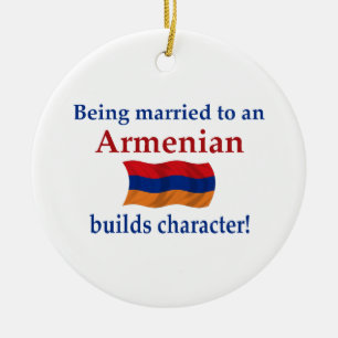 Armenian errichtet Charakter Keramikornament